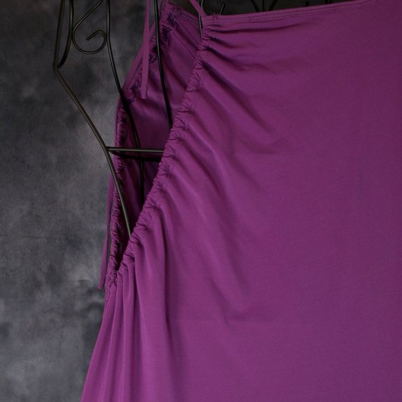 bcbg max azria purple one shoulder dress XXS - Picture 5 of 6